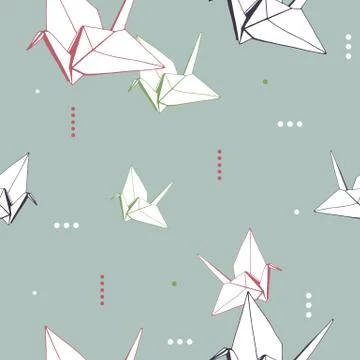Origami Pattern Stock Illustration