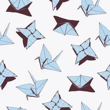 Origami Pattern 库存插图