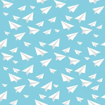 Origami seamless background 스톡 일러스트