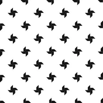 Origami shuriken pattern vector seamless Illustrazione stock