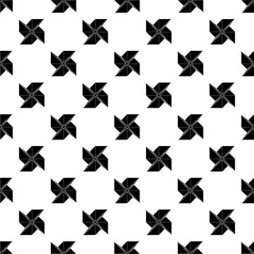 Origami shuriken pattern vector seamless Illustrazione stock