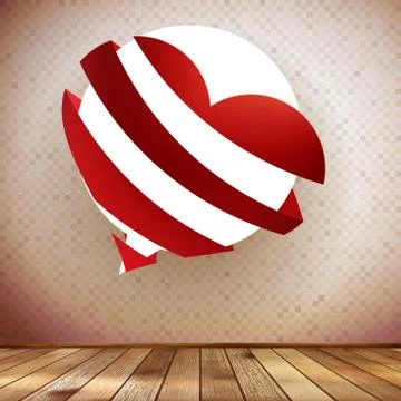 Origami speech bubble. Stock Illustration