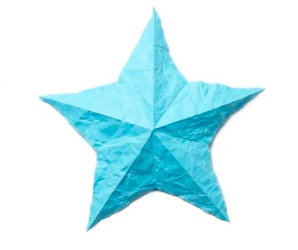 Origami star Stock Photos