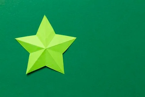 Origami star Stock Photos