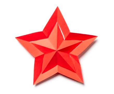 Origami star Stock Photos