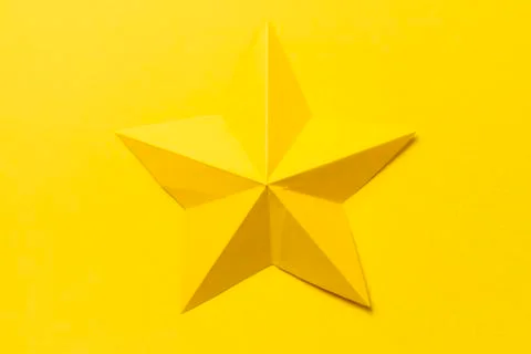 Origami star Stock Photos