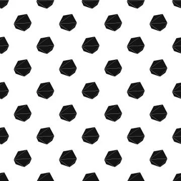Origami stone pattern seamless Illustrazione stock