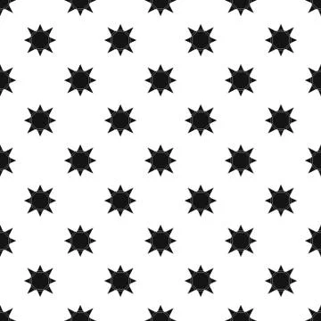 Origami sun pattern vector seamless Illustrazione stock