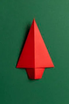 Origami tree Stock Photos