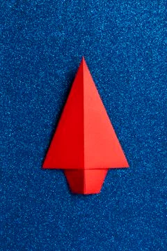Origami tree Stock Photos