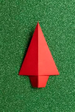 Origami tree Stock Photos