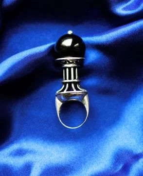 Origanal silver ring Foto stock