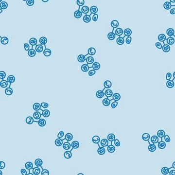 Origin of life unsolved mystery line vector seamless pattern Stock Illustration