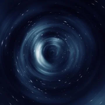 The origin of the spiral galaxy Stock Illustration