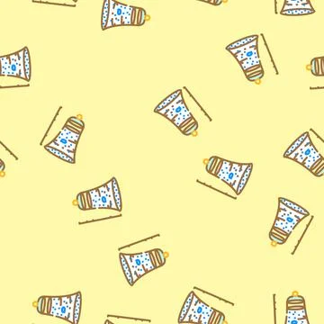 Origin of the universe unsolved mystery vector seamless pattern Stock Illustration