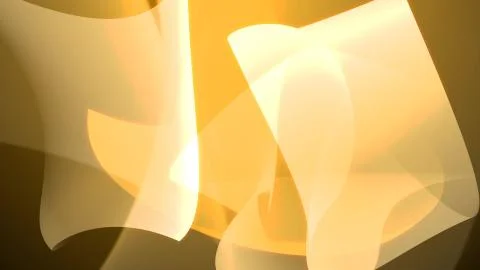 Original 3D illustration of two shield looking and transparent ghost creature Stock Illustration