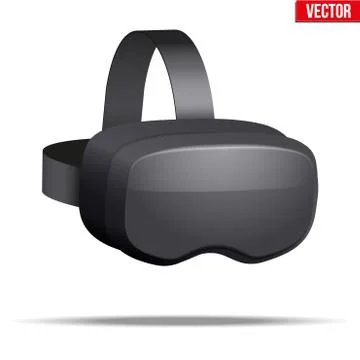 Original 3d VR headset Stock Illustration