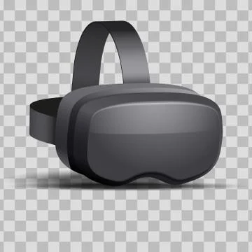 Original 3d VR headset Illustrazione stock