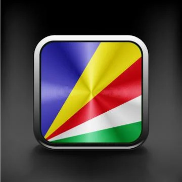 Original and simple Seychelles flag isolated vector Stock Illustration