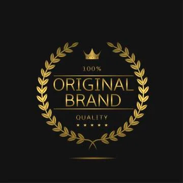 Original brand icon Stock Illustration
