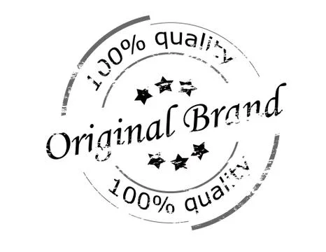 Original brand Stock Illustration