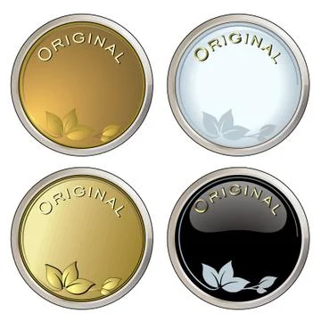 Original Button Stock Photos