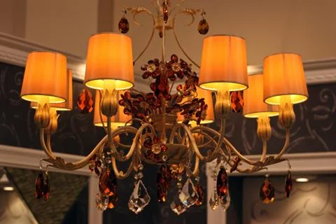 Original chandelier Stock Photos