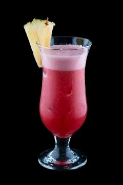 Original cocktails on a dark background. Stock Photos