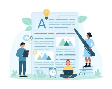 Original content creation, development, storytelling and copywriting by tiny Illustration