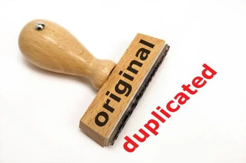 Original Duplikat Stock Photos