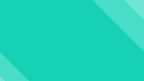 Original flat shapes transitions set turquoise colors, animation elements Video stock 240947498