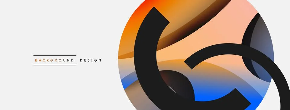 Original graphic wallpaper. Essential complex background. Movement concept Stock Illustration