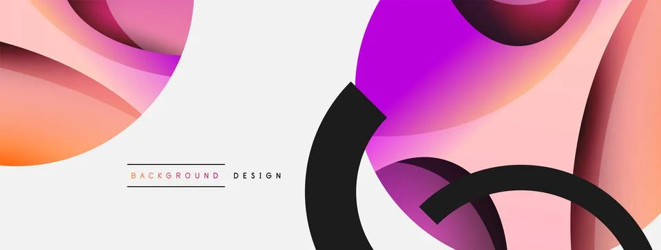 Original graphic wallpaper. Essential complex background. Movement concept Stock Illustration