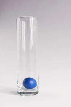 Original group of blue easter eggs Stock Photos