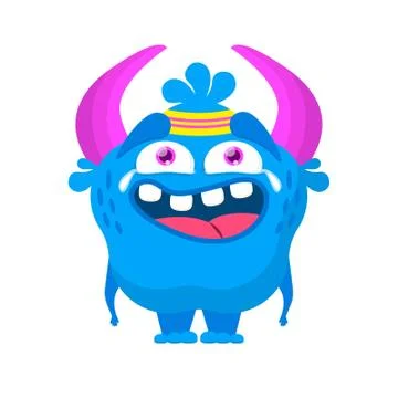Original monster character Stock Illustration