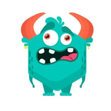 Original monster character 스톡 일러스트