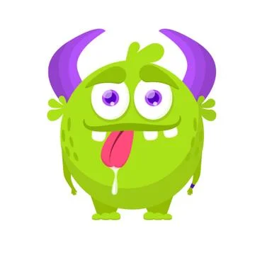 Original monster character Stock Illustration