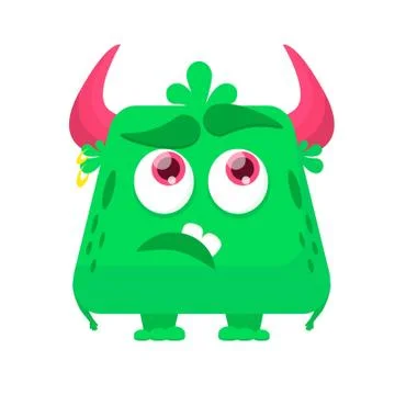 Original monster character Stock Illustration