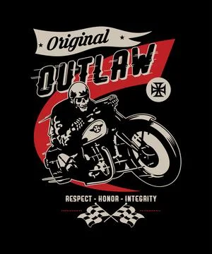 Original outlaw Stock Illustration