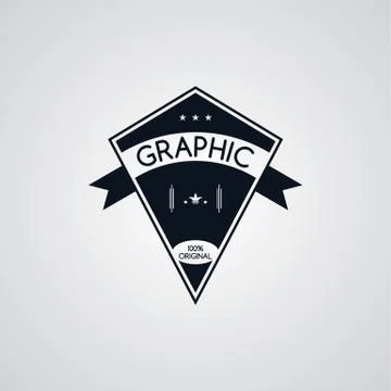 Original premium label retro theme badge emblem Illustration