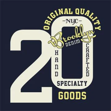 Original quality brooklyn Stock Illustration