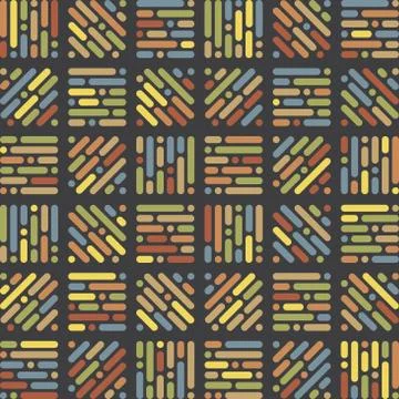 Original retro yet modern patterns Stock Illustration