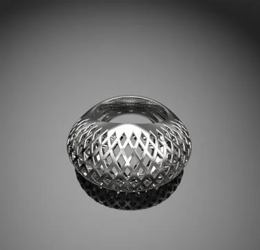 The original ring. 3D illustration Stock Illustration