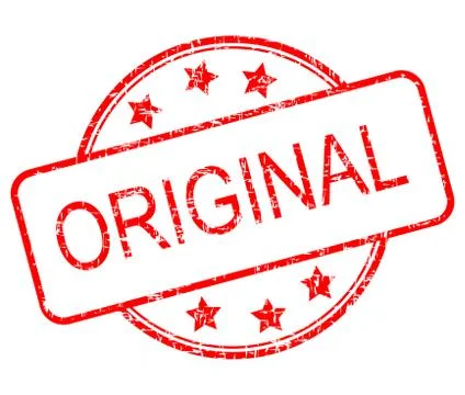 Original rubber stamp Illustrazione stock