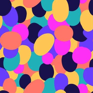 Original seamless pattern with abstract painting motif Stock Illustration