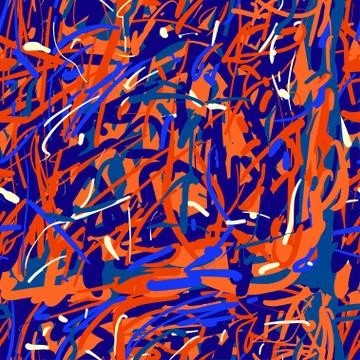 Original seamless pattern with abstract painting motif Stock Illustration