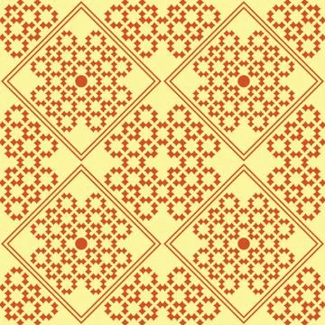 Original seamless pattern red Stock Illustration