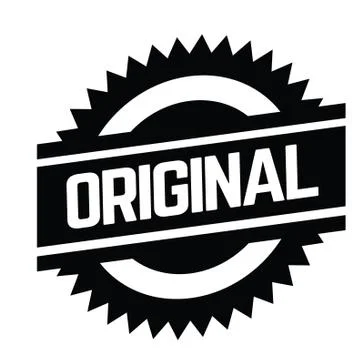 Original stamp on white Stock Illustration