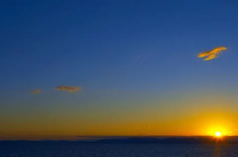 Original sunset sky 스톡 사진