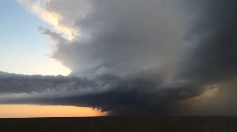 Original Supercell Tornado Time Lapse Stock Footage 49429262